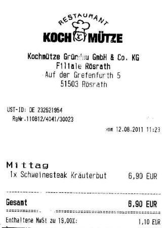 frah Höffner Kochmütze Restaurant