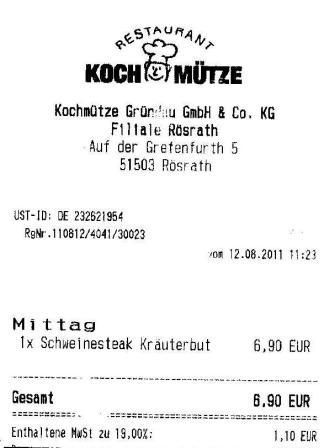 frah Hffner Kochmtze Restaurant